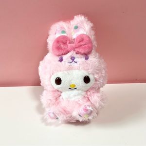 Y2K 2000s Sanrio hello kitty my melody bunny plush keychain